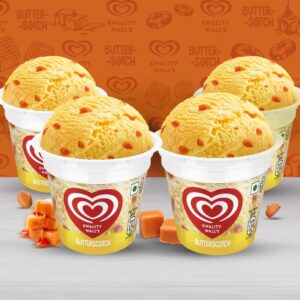 Kwality Walls Butterscotch Cups(1*20)90ml