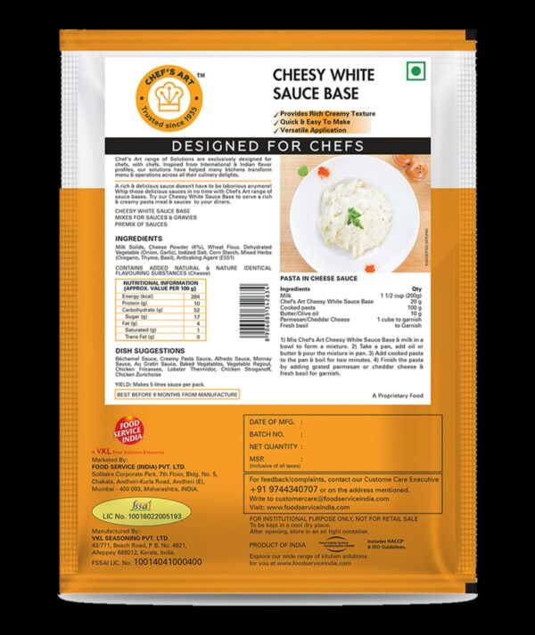 VKL Cheesy White Sauce