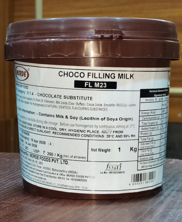 Morde Choco Filling milk
