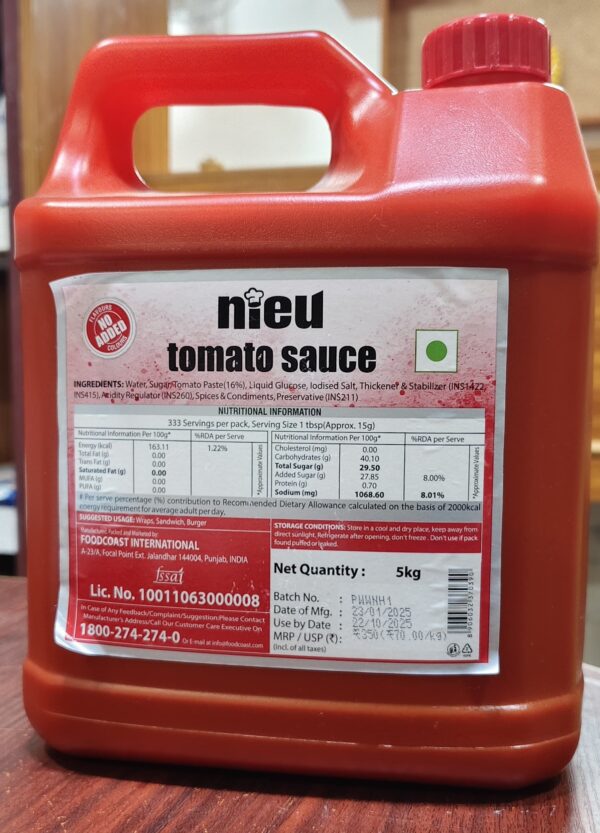 Food Coast Tomato Sauce  5 Kg
