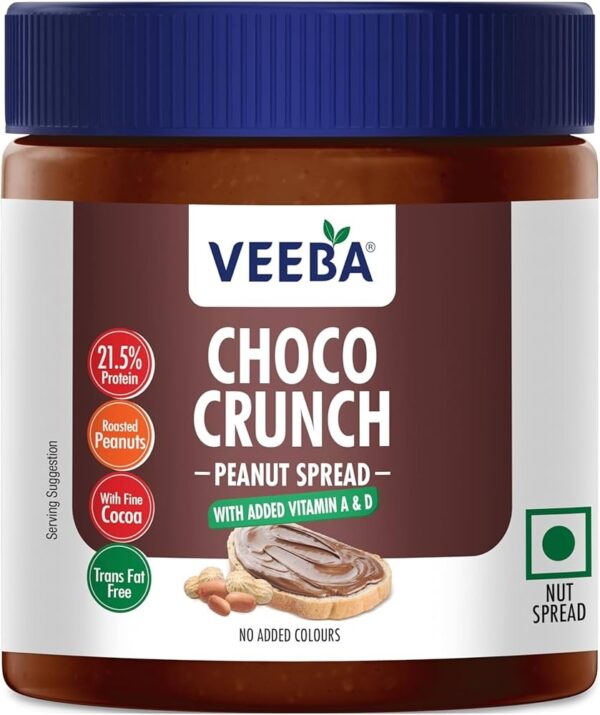 Veeba Choco crunch peanut spread 340 g